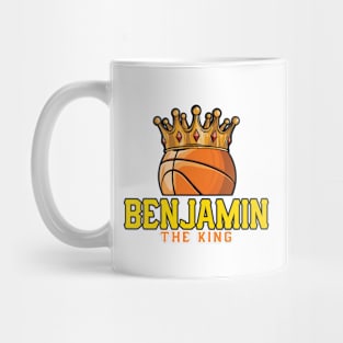 Benjamin The King Basketball Custom Player Your Name Mug